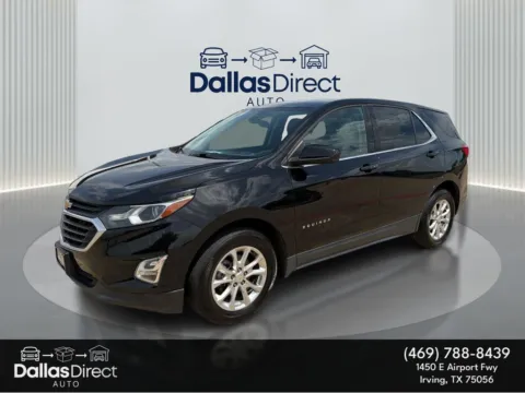 Black 2020 Chevrolet Equinox LT for sale in Irving, TX