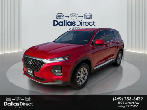 Red 2020 Hyundai Santa Fe SEL for sale in Irving, TX