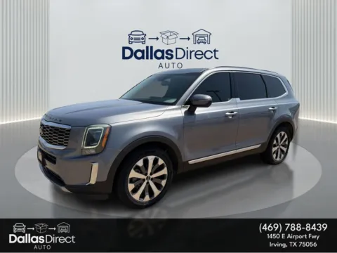 Silver 2021 Kia Telluride S for sale in Irving, TX