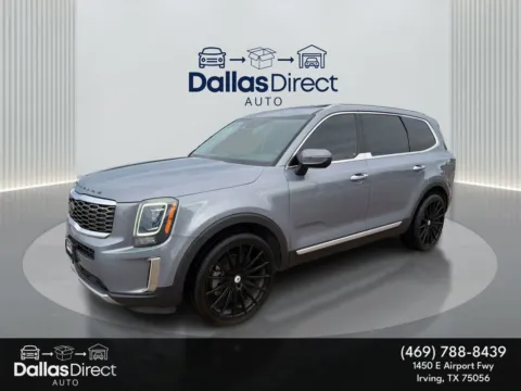 Silver 2021 Kia Telluride S for sale in Irving, TX