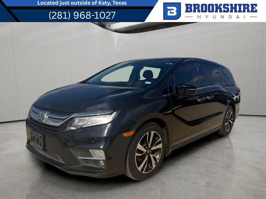 Black 2019 Honda Odyssey Elite for sale in Irving, TX