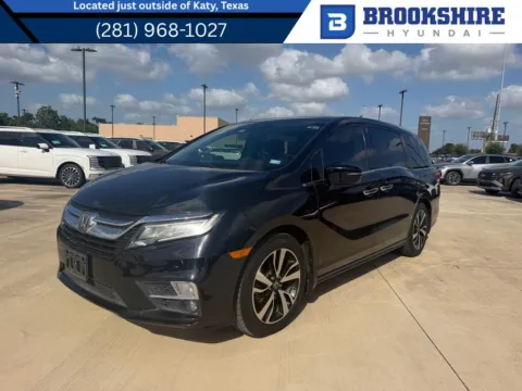 Black 2019 Honda Odyssey Elite for sale in Irving, TX