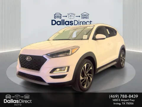 White 2019 Hyundai Tucson Sport for sale in Irving, TX