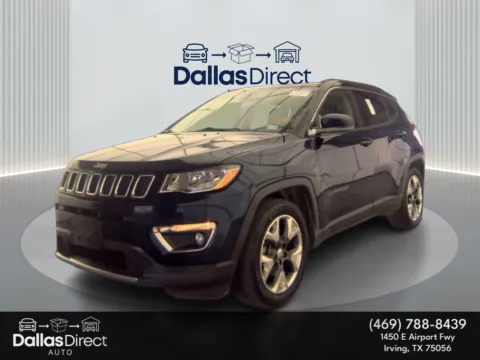 Blue 2020 Jeep Compass Limited for sale in Irving, TX