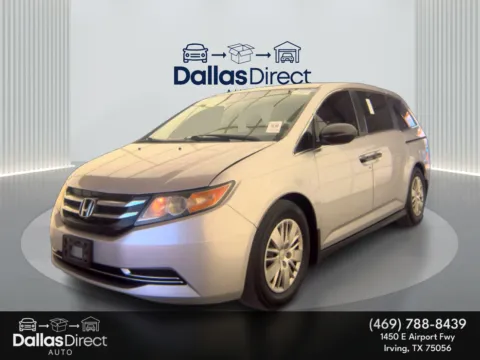Gray 2015 Honda Odyssey LX for sale in Irving, TX