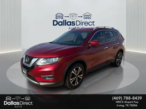 Red 2020 Nissan Rogue SV for sale in Irving, TX