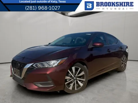 Red 2021 Nissan Sentra SV for sale in Irving, TX