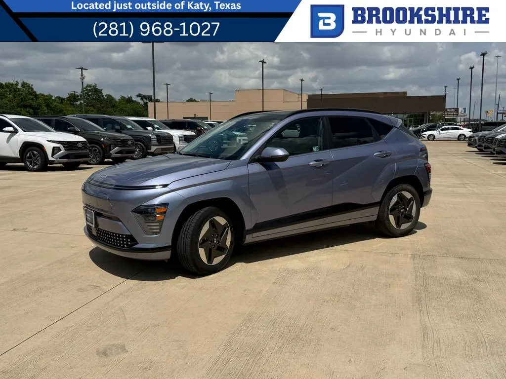 Blue 2024 Hyundai Kona Electric Limited for sale in Irving, TX