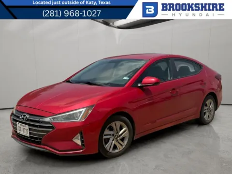 Red 2020 Hyundai Elantra SEL for sale in Irving, TX