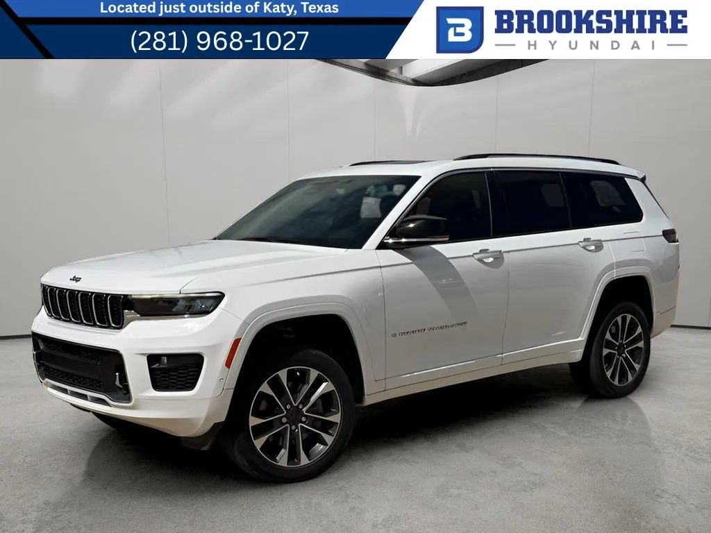 White 2023 Jeep Grand Cherokee L Overland for sale in Irving, TX