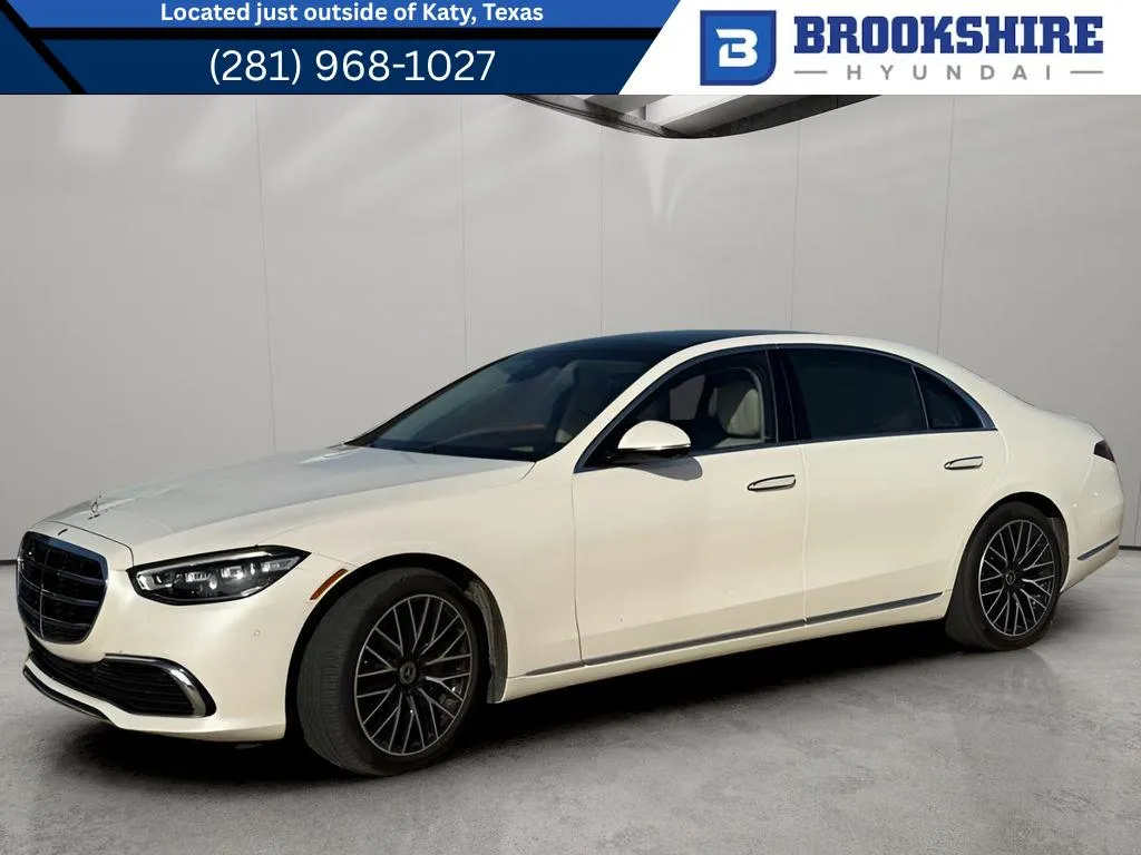 White 2023 Mercedes-Benz S-Class S500 4MATIC for sale in Irving, TX