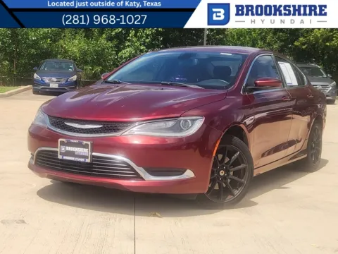 Red 2015 Chrysler 200 Limited for sale in Irving, TX