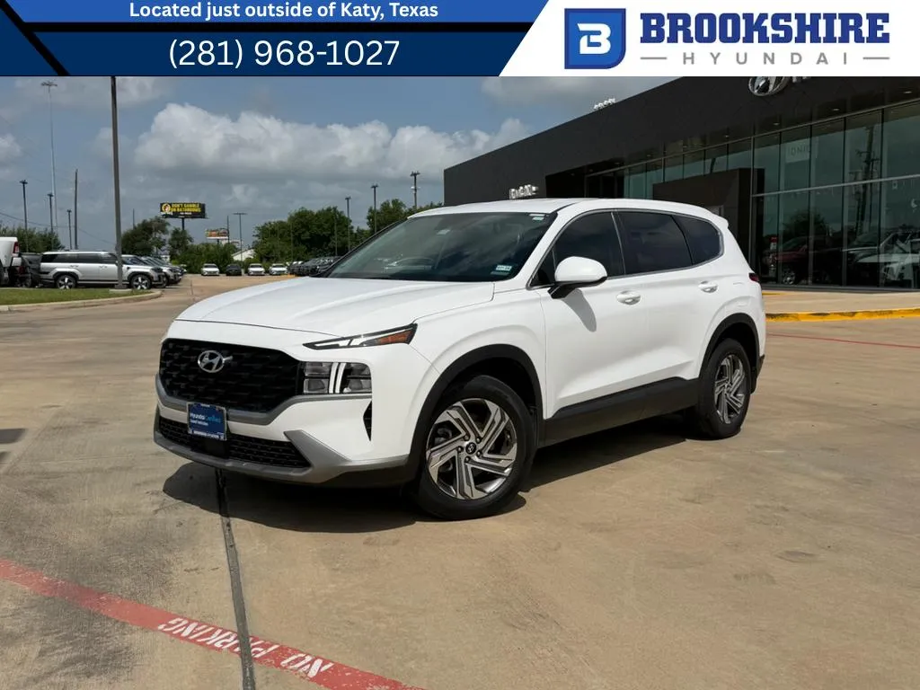 White 2023 Hyundai Santa Fe SE for sale in Irving, TX