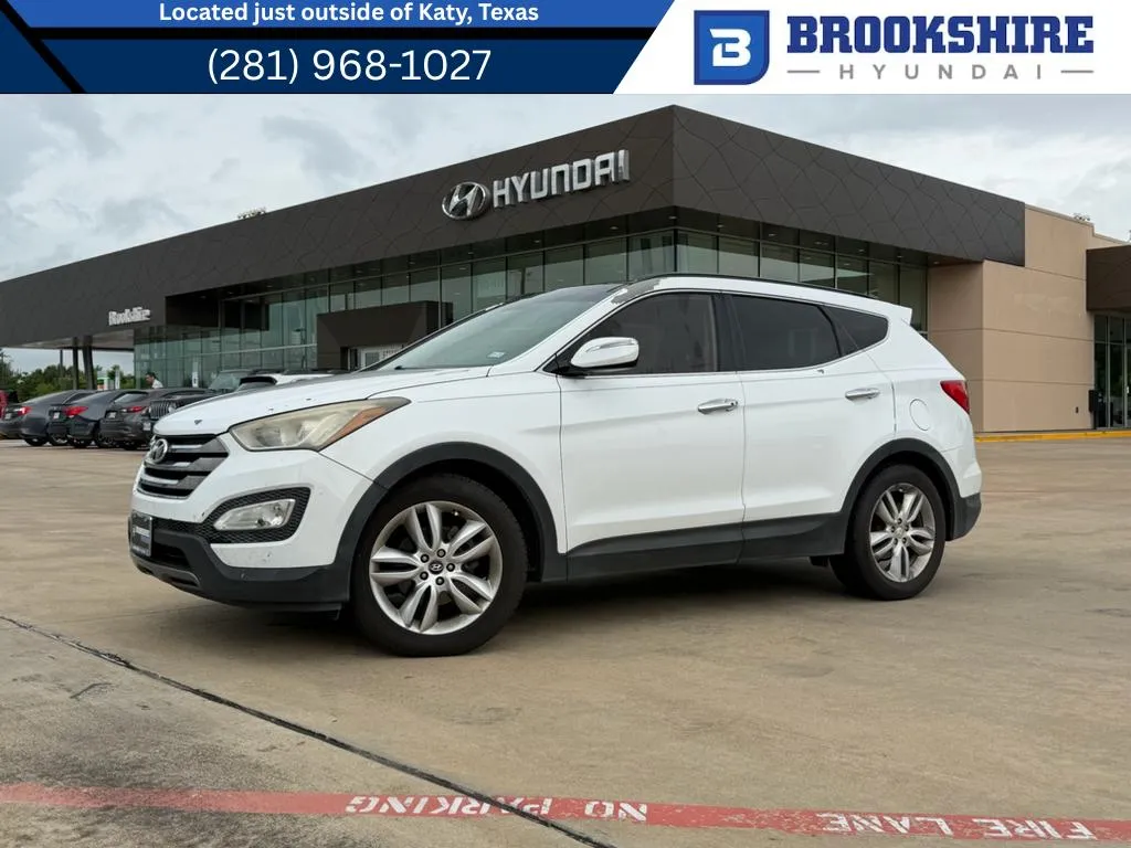 White 2014 Hyundai Santa Fe Sport 2.0L Turbo (A6) for sale in Irving, TX