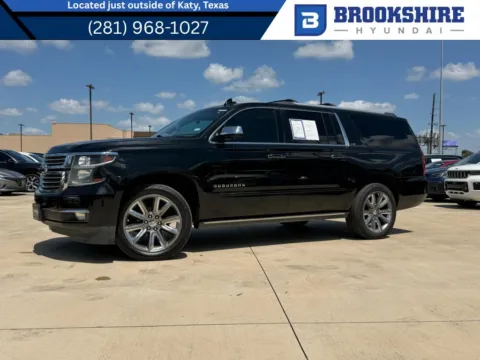 Black 2015 Chevrolet Suburban LTZ for sale in Irving, TX