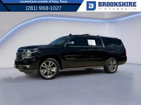 Black 2015 Chevrolet Suburban LTZ for sale in Irving, TX
