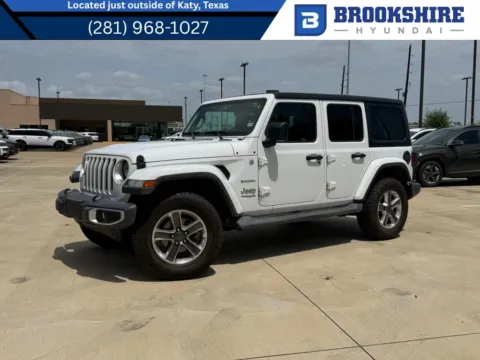 White 2020 Jeep Wrangler Sahara for sale in Irving, TX