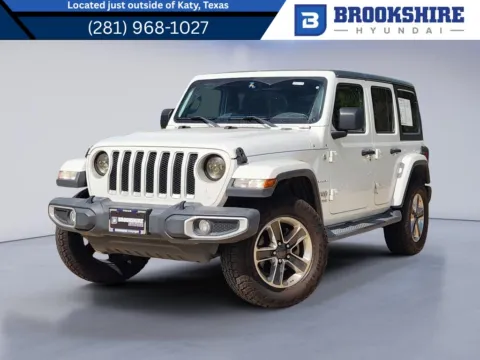 White 2020 Jeep Wrangler Sahara for sale in Irving, TX