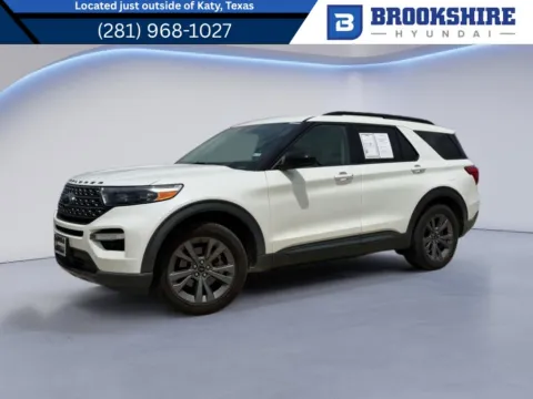 White 2022 Ford Explorer XLT for sale in Irving, TX