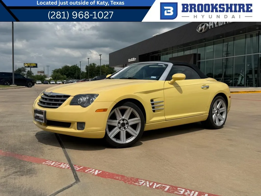Yellow 2005 Chrysler Crossfire Limited for sale in Irving, TX