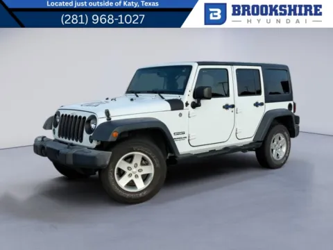 White 2015 Jeep Wrangler Sport for sale in Irving, TX