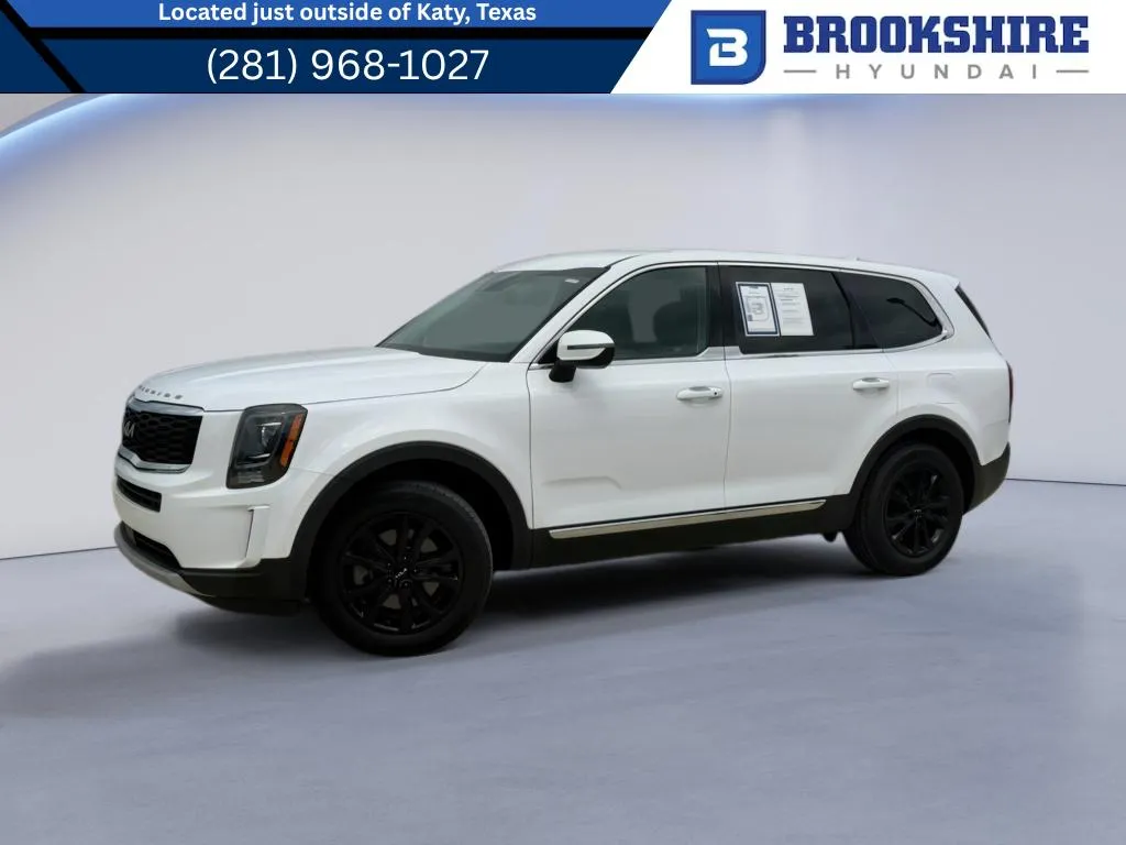 White 2022 Kia Telluride LX for sale in Irving, TX