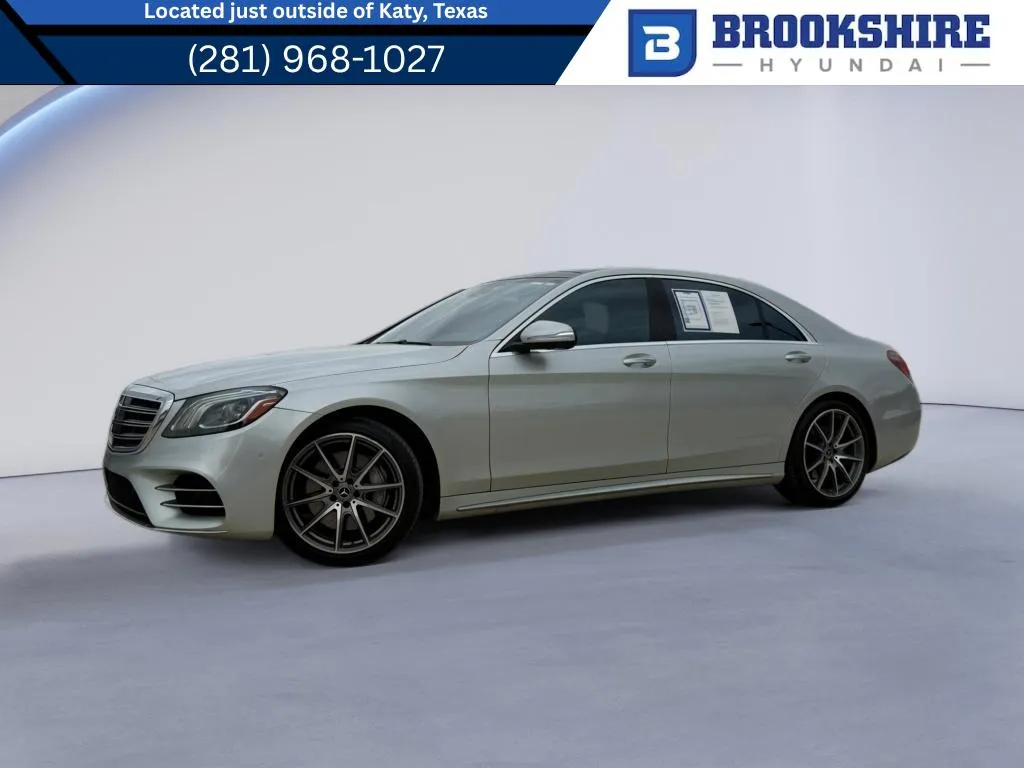 Silver 2019 Mercedes-Benz S-Class S560 4MATIC for sale in Irving, TX