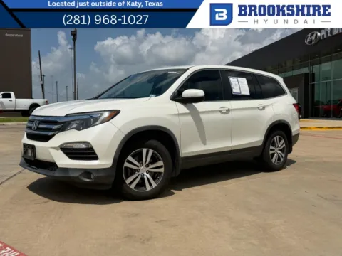 White 2017 Honda Pilot EX-L for sale in Irving, TX