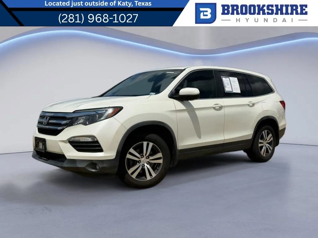 White 2017 Honda Pilot EX-L for sale in Irving, TX