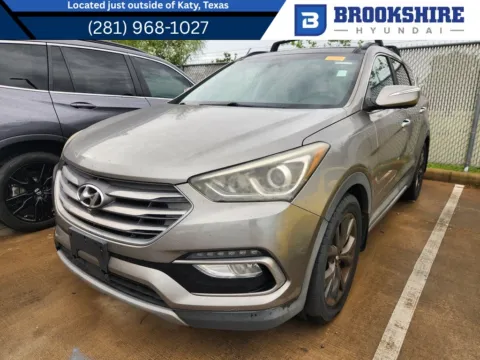 Gray 2017 Hyundai Santa Fe Sport 2.0T Ultimate for sale in Irving, TX