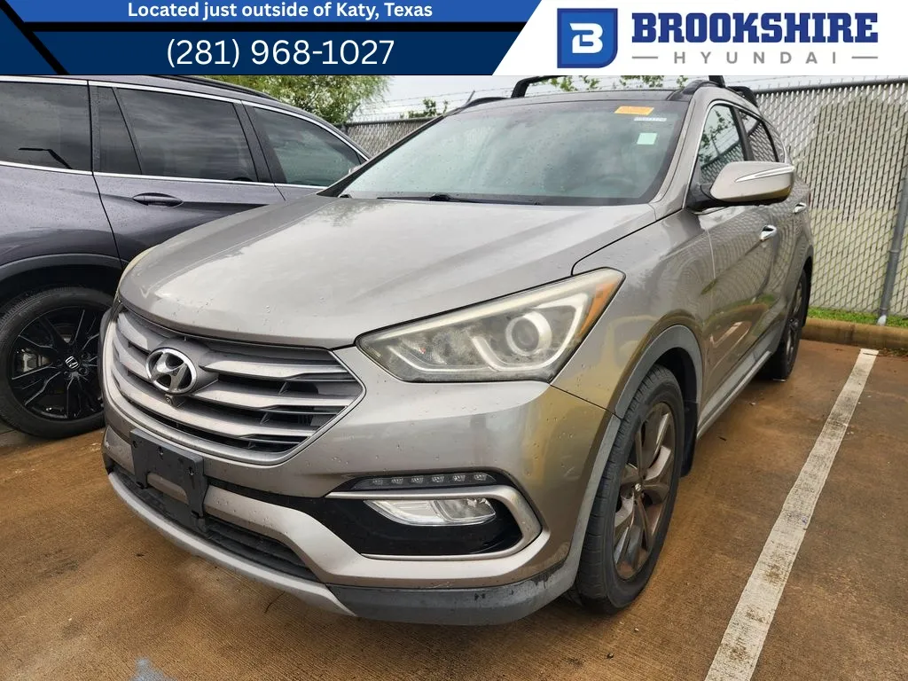 Gray 2017 Hyundai Santa Fe Sport 2.0T Ultimate for sale in Irving, TX