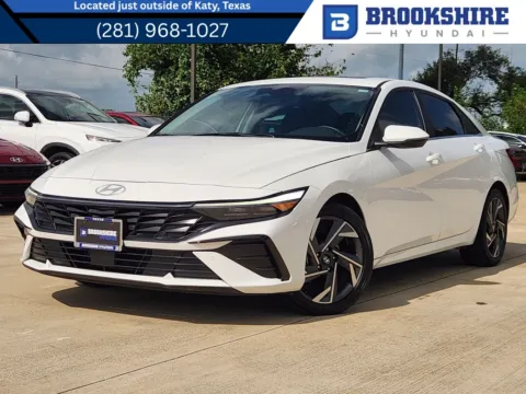 White 2024 Hyundai Elantra Hybrid Limited for sale in Irving, TX