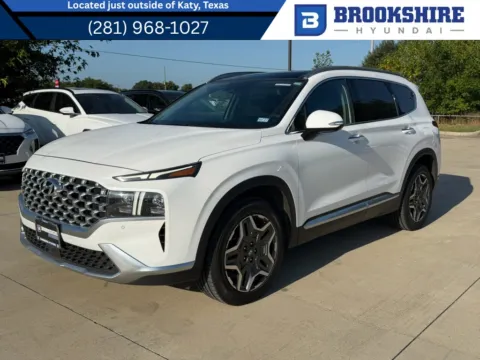 White 2023 Hyundai Santa Fe Limited for sale in Irving, TX
