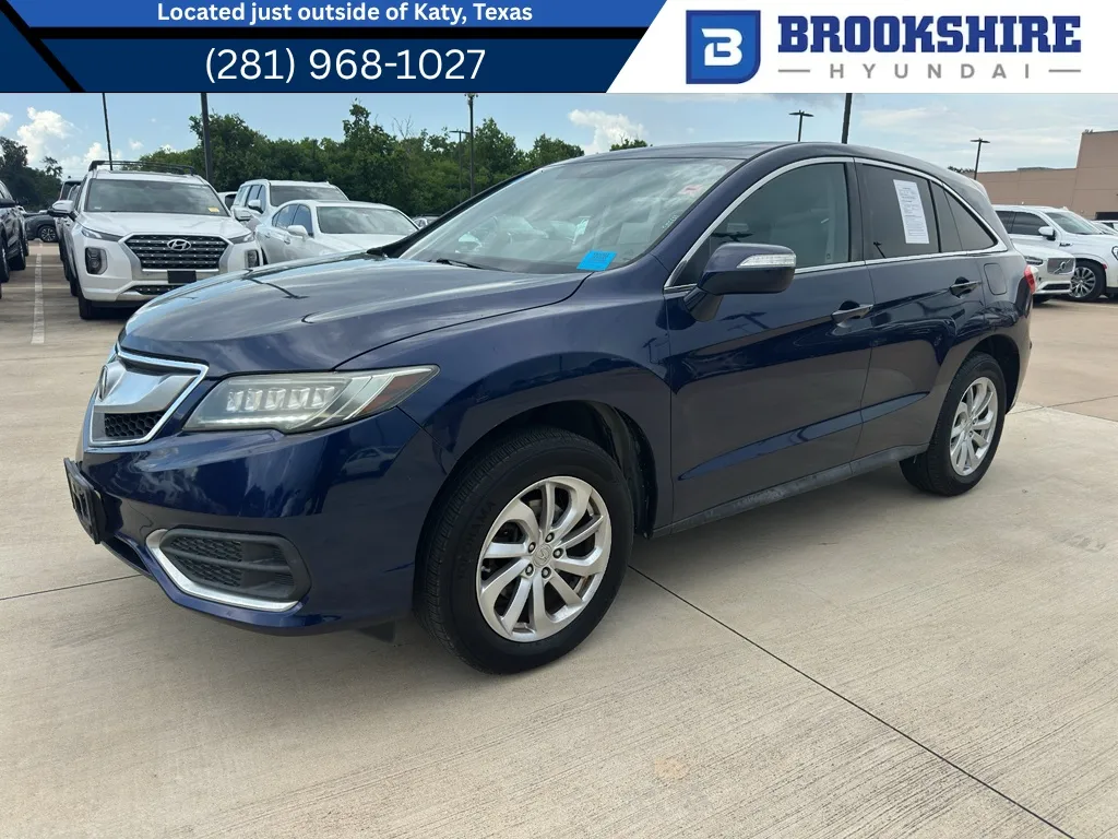 Blue 2017 Acura RDX w/Technology Pkg for sale in Irving, TX