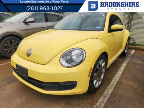 Yellow 2015 Volkswagen Beetle 1.8T w/Sun/Sound/Nav for sale in Irving, TX