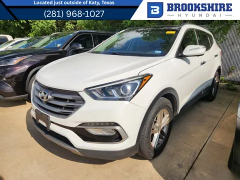 White 2017 Hyundai Santa Fe Sport 2.4L for sale in Irving, TX
