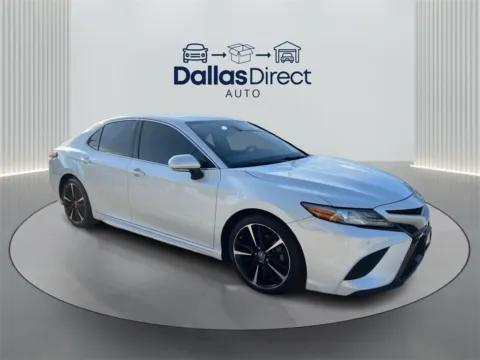 White 2018 Toyota Camry XSE for sale in Irving, TX