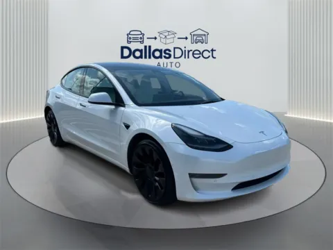 White 2022 Tesla Model 3 Performance for sale in Irving, TX
