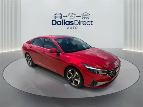 Red 2022 Hyundai Elantra Limited for sale in Irving, TX