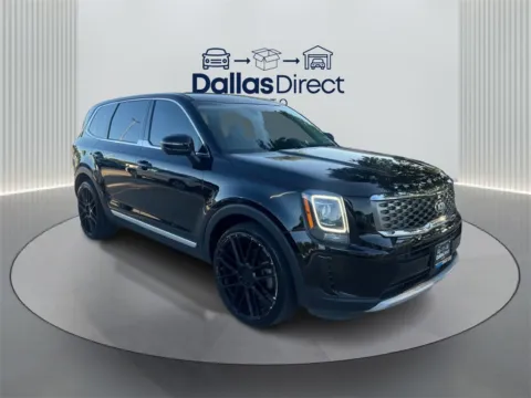 Black 2020 Kia Telluride LX for sale in Irving, TX