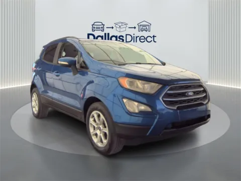 Blue 2019 Ford EcoSport SE for sale in Irving, TX