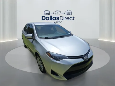 Silver 2017 Toyota Corolla LE for sale in Irving, TX