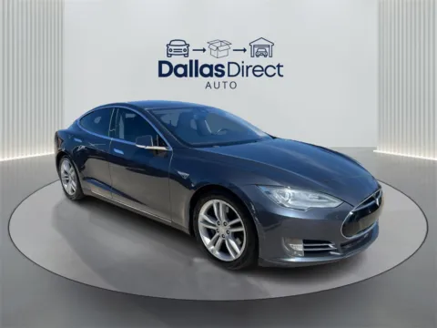Gray 2015 Tesla Model S P85D for sale in Irving, TX