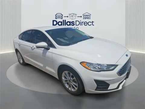 White 2019 Ford Fusion SE for sale in Irving, TX