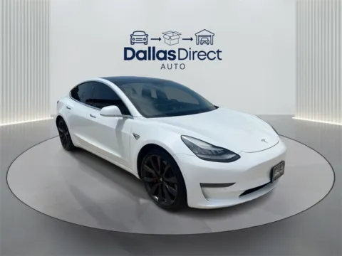 White 2020 Tesla Model 3 Performance for sale in Irving, TX
