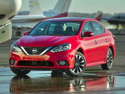 Red 2019 Nissan Sentra SV for sale in Irving, TX