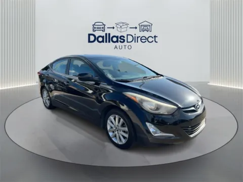 Black 2015 Hyundai Elantra SE for sale in Irving, TX
