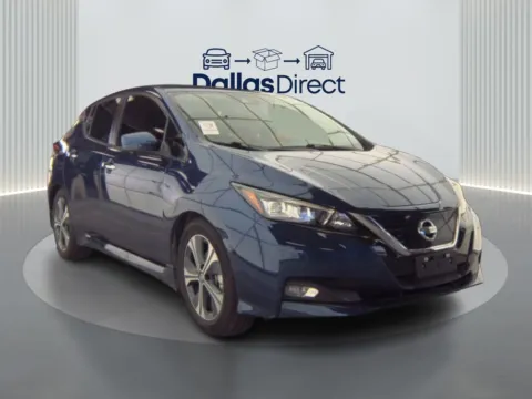 Blue 2021 Nissan Leaf SV for sale in Irving, TX