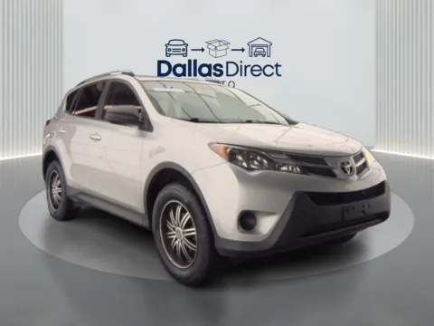Silver 2015 Toyota RAV4 LE for sale in Irving, TX