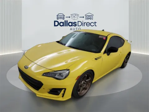 Another view of 2017 Subaru BRZ Series.Yellow for sale in Irving, TX at Dallas Direct Auto